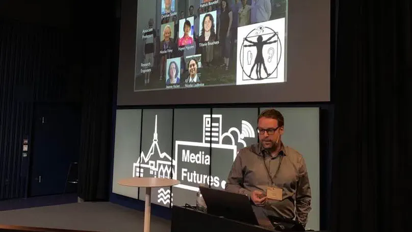 Keynote at MediaFutures