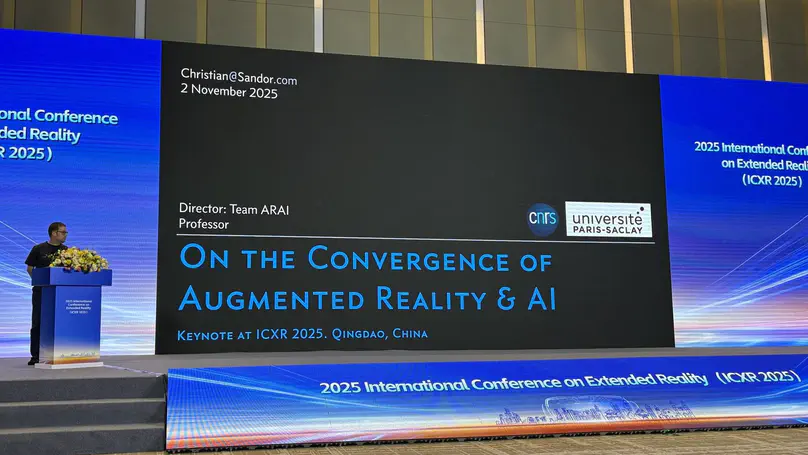 Keynote at ICXR