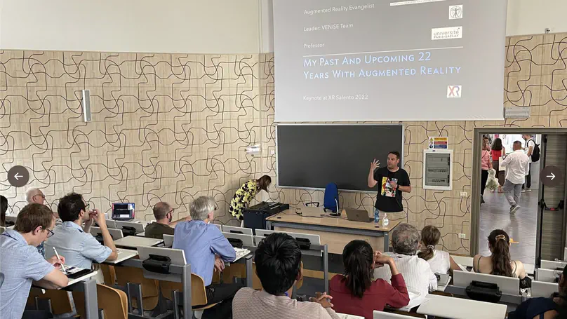 Keynote at XR Salento
